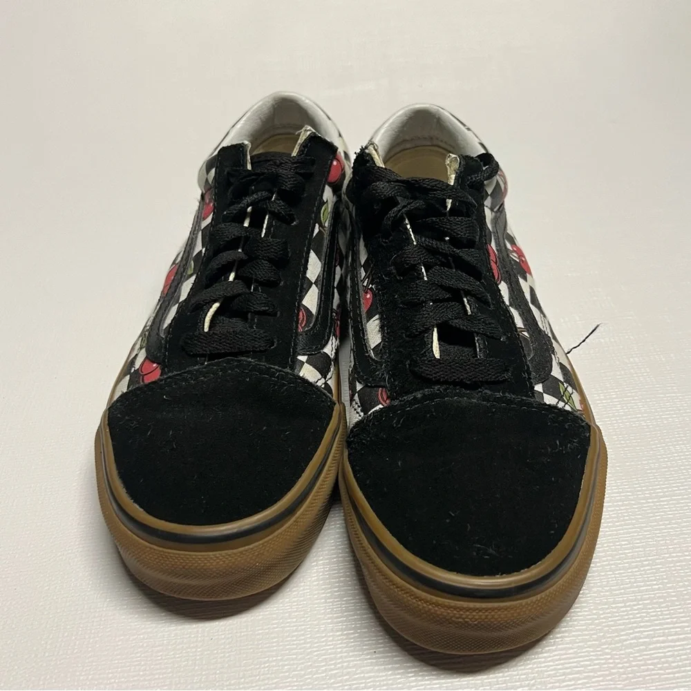 Vans‎ Old School cherry checker sneakers size 6.5